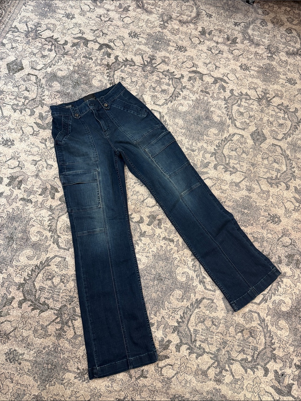 White House Black Market Men's Deep Indigo Bootcut Jeans